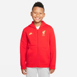 NIKE Liverpool FC Club Big Kids' Full-Zip Hoodie