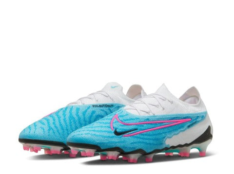 Nike Phantom GX Elite FG - BALTIC BLUE/PINK BLAST-WHITE-LASER BLUE | Coast Soccer Shop