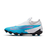 Nike Phantom GX Academy Dynamic Fit FG/MG - BALTIC BLUE/PINK BLAST-WHITE-LASER BLUE