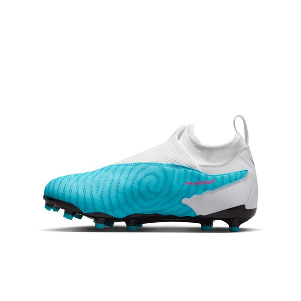 Nike Jr. Phantom GX Academy Dynamic Fit FG/MG - BALTIC BLUE/PINK BLAST-WHITE-LASER BLUE