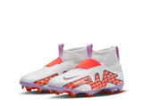 Nike Jr. Zoom Mercurial Superfly 9 Pro FG - WHITE/OFF NOIR-COCONUT MILK