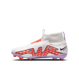 Nike Jr. Zoom Mercurial Superfly 9 Pro FG - WHITE/OFF NOIR-COCONUT MILK