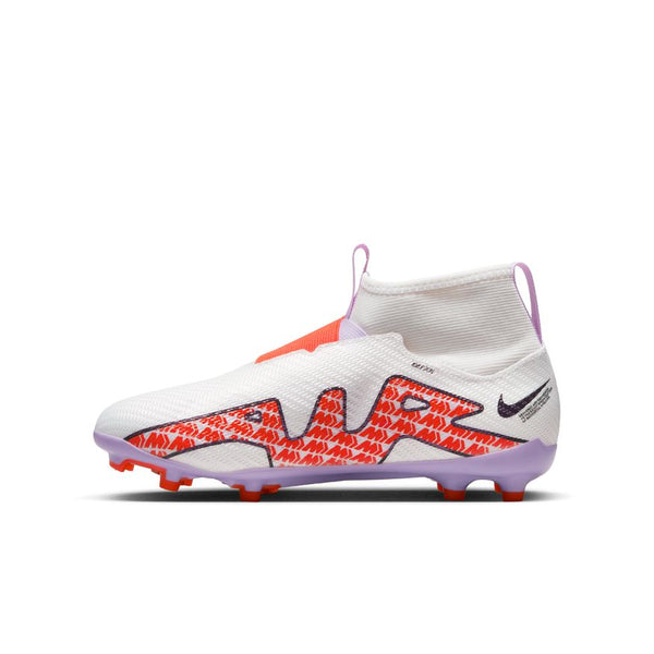 Nike Jr. Zoom Mercurial Superfly 9 Pro FG - WHITE/OFF NOIR-COCONUT MILK