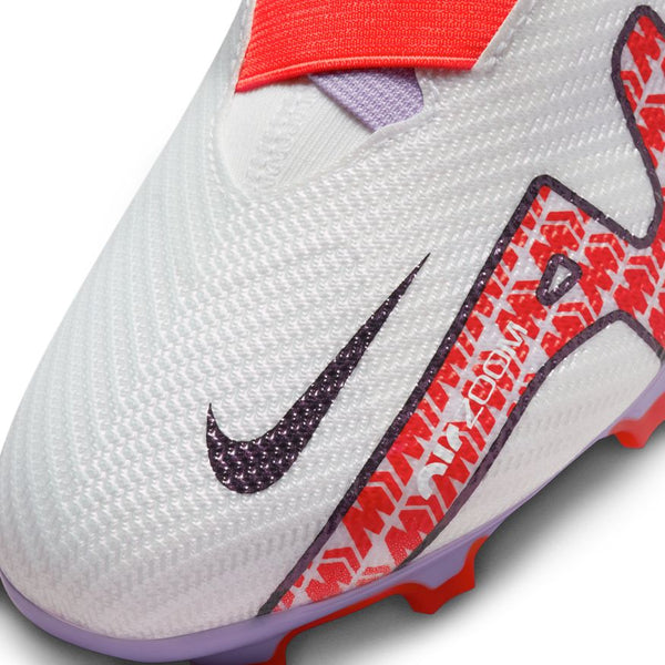 Nike Jr. Zoom Mercurial Superfly 9 Pro FG - WHITE/OFF NOIR-COCONUT MILK