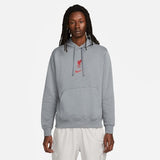 Nike Liverpool FC Club Fleece Hoodie - GREY