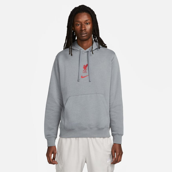 Nike Liverpool FC Club Fleece Hoodie - GREY