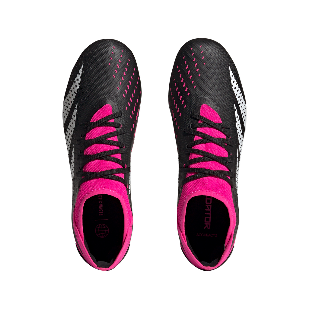 Adidas Predator トップモデルサッカーシューズ ブラック/ピンク Adidas Predator トップモデルサッカーシューズ ブラック/ピンク