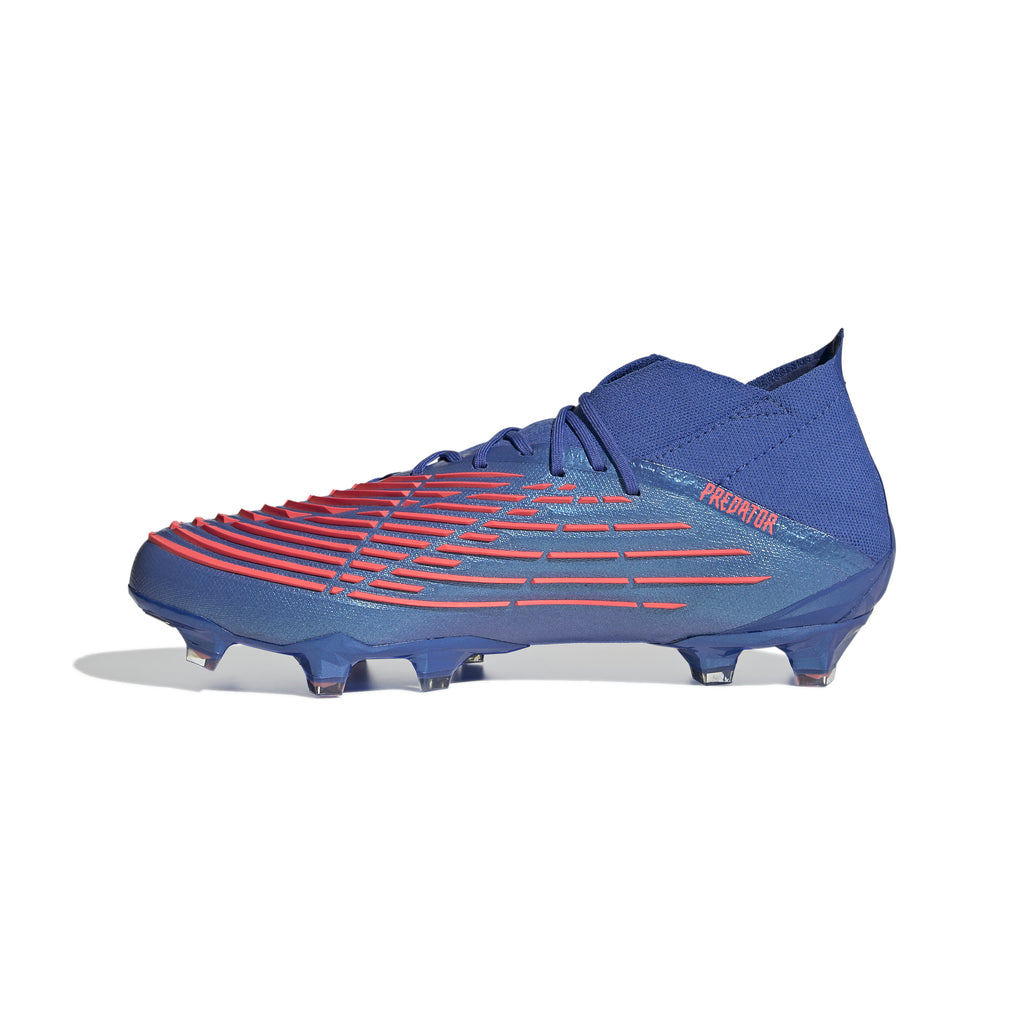 Adidas Predator Edge 1 FG Firm Ground Cleats Blue Turbo 8.5