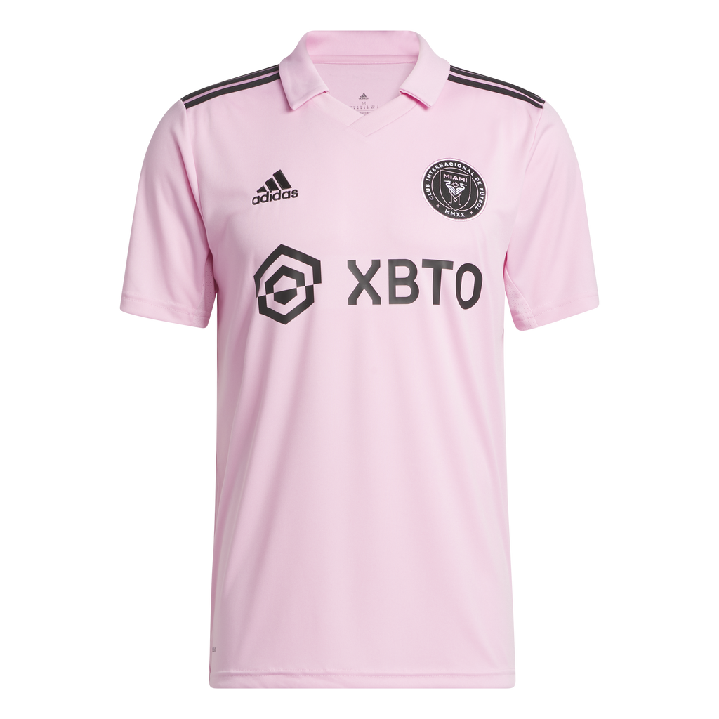 Adidas Inter Miami CF Mens Home Jersey PINK East Coast Soccer Shop
