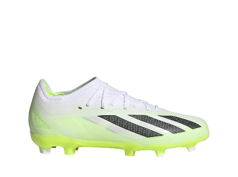 Adidas X Crazyfast .1 FG J Cloud White Core Black Lucid Lemon