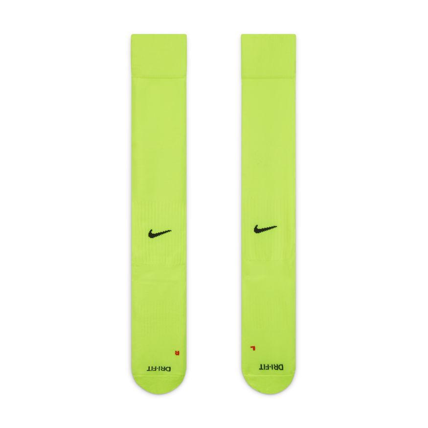 Nike Classic Cushioned Socks Neon Yellow East Coast Soccer Shop