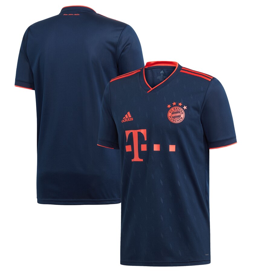 comodidad Marinero patio Adidas Bayern Third Jersey 2019/20 - Collegiate Navy / Bright Red | East  Coast Soccer Shop