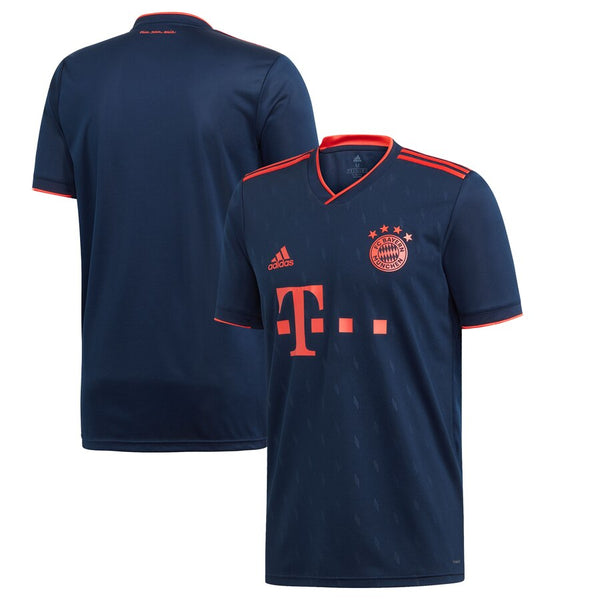 Adidas Bayern Third Jersey 2019/20 - Collegiate Navy / Bright Red