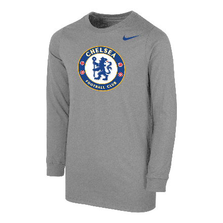 chelsea football club gear Nike Chelsea FC Youth Logo Longsleeve T-Shirt
