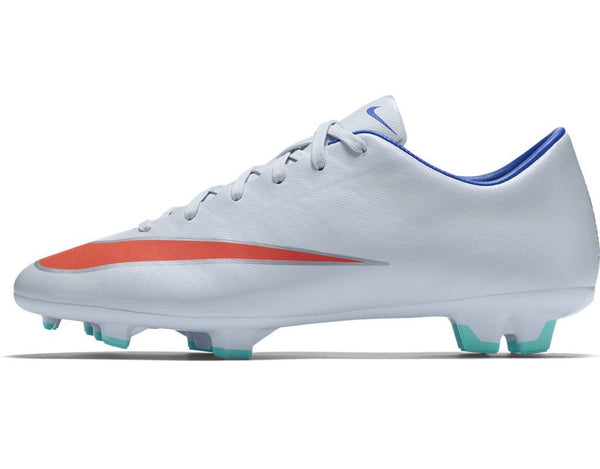 nike womens mercurial victory ice blue mango side