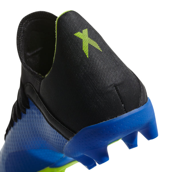 Adidas X 18.3 FG J - Football Blue/ Solar Yellow/ Core Black