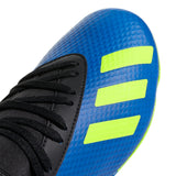 Adidas X 18.3 FG J - Football Blue/ Solar Yellow/ Core Black